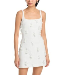 �V���J�C ���f�B�[�X �g�b�v�X �����s�[�X �~�j SIMKHAI Cailinn Mini Dress White �z���C�g