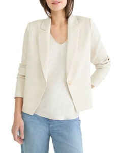 �j�b�N�v���X�]�[�C ���f�B�[�X �A�E�^�[ �W���P�b�g�E�u���]�� �u���U�[ NIC+ZOE Sleek Stretch Anywhere Blazer Coconut