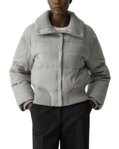 �Z�I���[ ���f�B�[�X �A�E�^�[ �R�[�g Theory Cozy Collar Puffer Coat New Light Heather �w�U�[