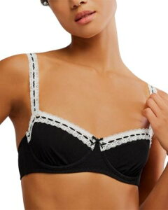 �t���[�s�[�v�� ���f�B�[�X �A���_�[�E�F�A �u���W���[ Free People So Sweet Balconette Underwire Bra Black Combo �u���b�N