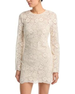 ���F���j�J �x�A�[�h ���f�B�[�X �g�b�v�X �����s�[�X �~�j ���[�X Veronica Beard Teresia Lace Mini Dress Dove