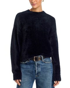 �G���A�X�^�[�Y ���f�B�[�X �A�E�^�[ �j�b�g�E�Z�[�^�[ Area Stars Freda Faux Fur Sweater Black �u���b�N