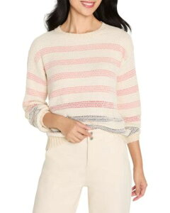 �j�b�N�v���X�]�[�C ���f�B�[�X �A�E�^�[ �j�b�g�E�Z�[�^�[ NIC+ZOE Scandi Stripe Sweater Neutral Multi �}���`�J���[