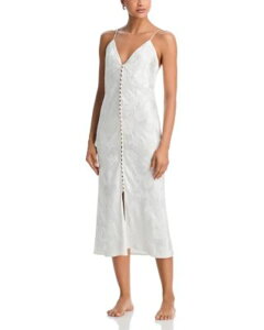 �I���r�A�{���w�[�� ���f�B�[�X �g�b�v�X �����s�[�X �V���N Olivia von Halle Silk Slip Dress Liliana