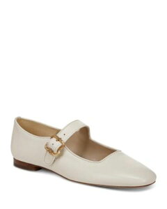�T���G�f���}�� ���f�B�[�X �V���[�Y �p���v�X Sam Edelman Women's Michaela Buckled Flats Ivory �A�C�{���[
