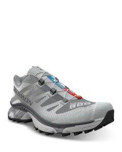 �T������ ���f�B�[�X �V���[�Y �X�j�[�J�[ Salomon UnisexT-4 OG Running Sneakersharkskin/Dawn Blue/Metal �u���[