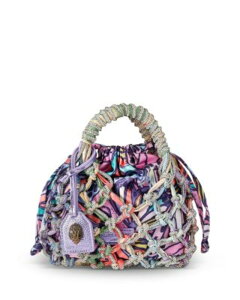 �J�[�g�W�F�C�K�[�����h�� ���f�B�[�X �o�b�O KURT GEIGER LONDON Kensington Small Macrame Bucket Bag Light Purple/Pastel Pink �s���N