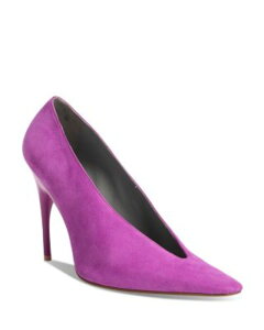 �o�����V�A�K ���f�B�[�X �V���[�Y �p���v�X�G�[�h Balenciaga Women's Duchesse Suede Pointed Pumps Purple �p�[�v��