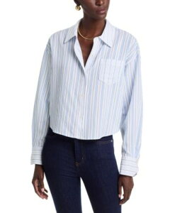 ���C�~�[ �u���b�N ���f�B�[�X �g�b�v�X �V���c Ramy Brook Marnie Shirt Blue Stripe Combo �u���[