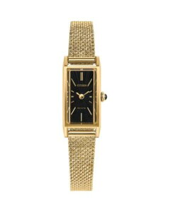 �V�`�Y�� ���f�B�[�X �A�N�Z�T���[ �r���v Citizen Eco-Drive Fio Watch 14.3mm Gold �S�[���h