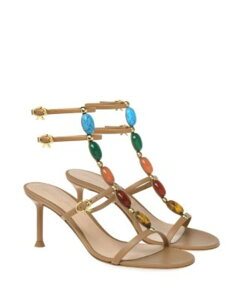 �W�������B�g ���b�V ���f�B�[�X �V���[�Y �T���_�� Gianvito Rossi Women'shanti 70 Sandals Brownappa Leather �u���E��