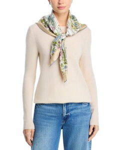�G�R�[ ���f�B�[�X �A�N�Z�T���[ �}�t���[�E�X�g�[���E�X�J�[�t �V���N Echo Summer Bounty Silk Square Scarf Pebble