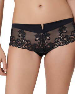 �V���[�k�y���[�� ���f�B�[�X �A���_�[�E�F�A �p���c ���b�V�� ���[�X Simone Perele Simone P r le Saga Lace Mesh Boyshorts Black/Black �u���b�N