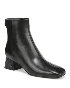 �T���G�f���}�� ���f�B�[�X �V���[�Y �u�[�c�E���C���u�[�c �A���N�� �q�[�� Sam Edelman Women's Paige Square Toe Block Heel Ankle Booties Black Leather �u���b�N