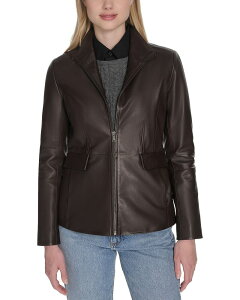 �R�[���n�[�� ���f�B�[�X �A�E�^�[ �W���P�b�g�E�u���]�� ���U�[ Cole Haan Leather Jacket Dark Espresso