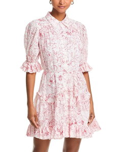 �T���N �Z�v�g ���f�B�[�X �g�b�v�X �����s�[�X Cinq Sept Garden Doodle Gwendoline Dress White/Goji Berry �z���C�g