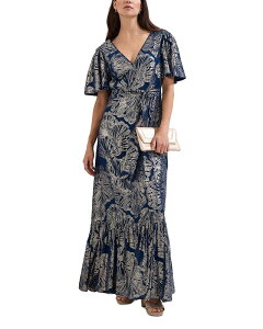 �t�F�C�Y�E�G�C�g ���f�B�[�X �g�b�v�X �����s�[�X �}�L�V Phaseight Azale Fil Coup Maxi Dress Blue �u���[