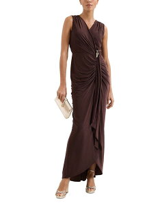 �t�F�C�Y�E�G�C�g ���f�B�[�X �g�b�v�X �����s�[�X �W���[�W�[ �}�L�V Phaseight Delaney Jersey Maxi Dress Brown �u���E��