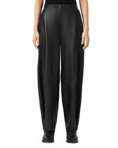 �I�[���Z�C���c ���f�B�[�X �{�g���X �J�W���A���p���c ALLSAINTS Etta Barreleg Pants Black �u���b�N