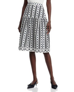 �G���A�X�^�[�Y ���f�B�[�X �{�g���X�J�[�g Area Stars Riya Skirt White Black �z���C�g