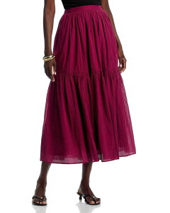 �G���A�X�^�[�Y ���f�B�[�X �{�g���X�J�[�g Area Stars Pia Pintuck Skirt Berry