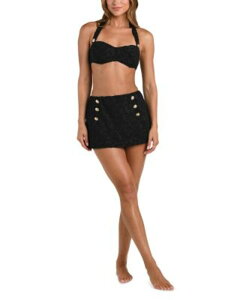 ���W�����X ���f�B�[�X ���� �g�b�v�̂� �p�C�� �X�J�[�g L'AGENCE Ornaterry Sally Bandeau Bra Bikini Top & Coco Skirt Swim Bottom One-Size
