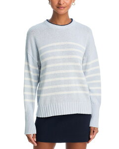 525 �A�����J ���f�B�[�X �A�E�^�[ �j�b�g�E�Z�[�^�[ �N���[�l�b�N 525 America Hazel Striped Crewneck Pullover Sweater Ice Combo �X�g���C�v