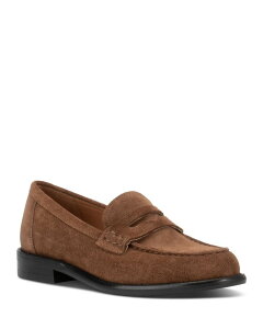 ���@�K�{���h ���f�B�[�X �V���[�Y �X���b�|���E���[�t�@�[ �X�G�[�h Vagabond Shoemakers Women's Linn Suede Penny Loafers Cocoa Brown �u���E��