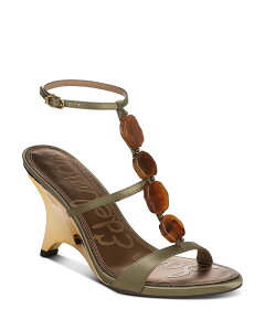�T���G�f���}�� ���f�B�[�X �V���[�Y �T���_�� Sam Edelman Women's Massey Embellished Sandals Light Olive �I���[�u
