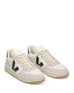 ���F�W�� ���f�B�[�X �V���[�Y �X�j�[�J�[ ���U�[ VEJA Women's V-10 Prime Leather Sneakers Pure Black Parme �u���b�N