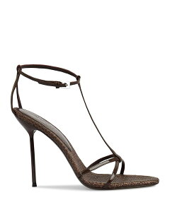 �p�� �e�L�T�X ���f�B�[�X �V���[�Y �T���_�� Paris Texas Women's Lidia T Strap Sandals Ebano