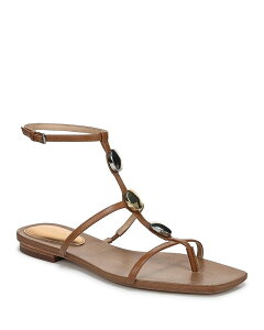 ���F���j�J �x�A�[�h ���f�B�[�X �V���[�Y �T���_�� ���U�[ Veronica Beard Women's Alba Decorated Strap Leather Thong Sandals Hazelwood