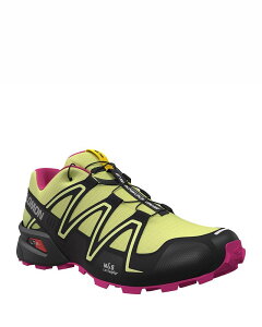 �T������ ���f�B�[�X �V���[�Y �X�j�[�J�[ Salomon Women'speedcross 3 Sneakersunny Lime/Black/Pink Yarrow �u���b�N