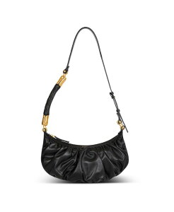 �o���}�� ���f�B�[�X �o�b�O ���U�[ Balmain Ebene Hobo Bag in Calfskin Leather Black �u���b�N