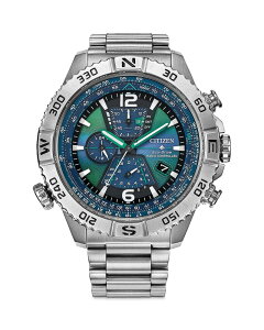 �V�`�Y�� ���f�B�[�X �A�N�Z�T���[ �r���v Citizen Eco-Drive Limitedition Promaster Air Navihawk Chronograph 48mm Silver �V���o�[