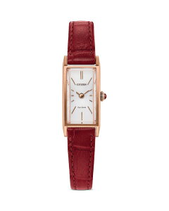 �V�`�Y�� ���f�B�[�X �A�N�Z�T���[ �r���v Citizen Eco-Drive Fio Watch 14.3mm Red/White �z���C�g