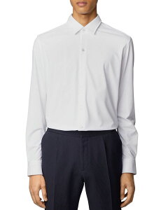 �{�X �����Y �g�b�v�X �V���c BOSS Robbie Sharp Fit Shirt White �z���C�g