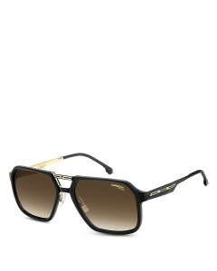 �J���[�i ���f�B�[�X �A�N�Z�T���[ �T���O���X�E�A�C�E�F�A Carrera Victory Square Sunglasses 59mmATTE BLACK GOLD �u���b�N