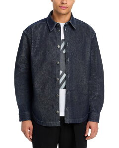 �t���[�S �����Y �A�E�^�[ �W���P�b�g�E�u���]�� �����b�N�X�t�B�b�g HUGO Emikol Relaxed Fit Jacket Navy �l�C�r�[