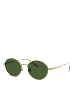 �J�C�g ���f�B�[�X �A�N�Z�T���[ �T���O���X�E�A�C�E�F�A KHAITE x Oliver Peoples Oval Sunglasses 50mm Gold �S�[���h