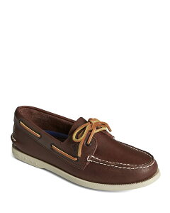 �X�y���[ �����Y �V���[�Y ���U�[ Sperry Men's Authentic Original Two Eye Leather Boat Shoes Dark Brown �u���E��