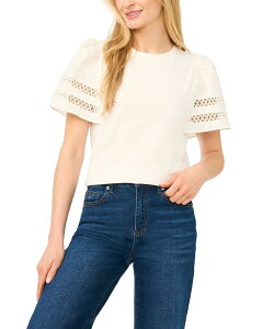 �Z�Z ���f�B�[�X �g�b�v�X T�V���c CeCe Combo Tee New Ivory �A�C�{���[