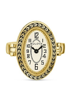 �u���o ���f�B�[�X �A�N�Z�T���[ �r���v Bulova Heritage Ring Watch 17mm Gold/Blue �u���[