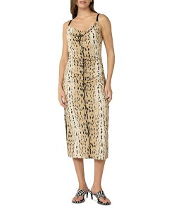 �_�C�A�� �t�H�� �t�@�X�e���o�[�O ���f�B�[�X �g�b�v�X �����s�[�X DIANE von FURSTENBERG Claudia Slip Dress Leopard Fawneutral �A�j�}��