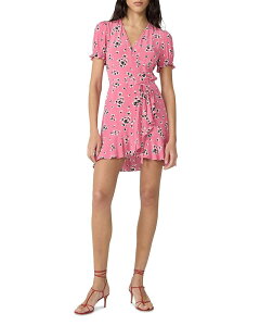 �_�C�A�� �t�H�� �t�@�X�e���o�[�O ���f�B�[�X �g�b�v�X �����s�[�X DIANE von FURSTENBERG Emilia Dress Island Orchid Mini Boquet Berry Kiss