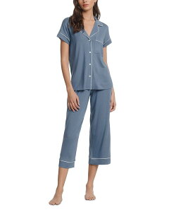 �G�o�[�W�F�C ���f�B�[�X �A���_�[�E�F�A �i�C�g�E�F�A Eberjey Gisele Short Sleeve Cropajama Set Slate Blue �X���[�g