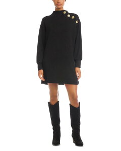 �t�B�t�e�B�[���g�D�G���e�B ���f�B�[�X �g�b�v�X �����s�[�X ���b�N�l�b�N Fifteen Twenty Brenna Mock Neck Dress Black �u���b�N