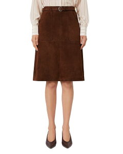 �}�b�N�X�}�[�� ���f�B�[�X �{�g���X�J�[�g �X�G�[�h Max Mara Studio Msttennisuede Skirt Chocolate �`���R���[�g