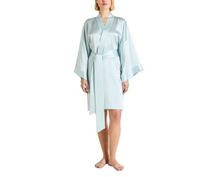 �I���r�A�{���w�[�� ���f�B�[�X �A���_�[�E�F�A �i�C�g�E�F�A �V���N Olivia von Halle Silk Woven Robe Powder Blue �u���[