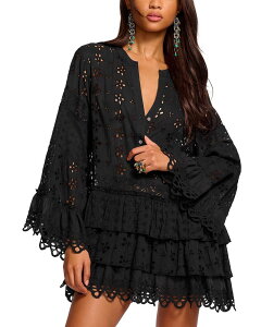 ���C�~�[ �u���b�N ���f�B�[�X �g�b�v�X �����s�[�X Ramy Brook Roxanne Swim Cover-Up Dress Black �u���b�N